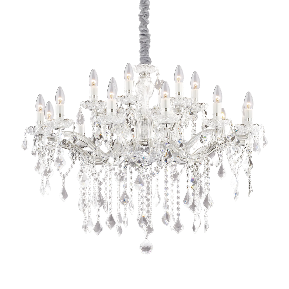 Lustră Ideal Lux Florian SP18, crom, 75150