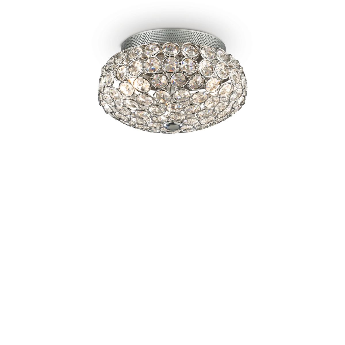 Plafonieră Ideal Lux King PL3, crom, 75389