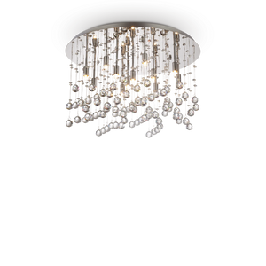 Plafonieră Ideal Lux Moonlight PL12, crom, 77802