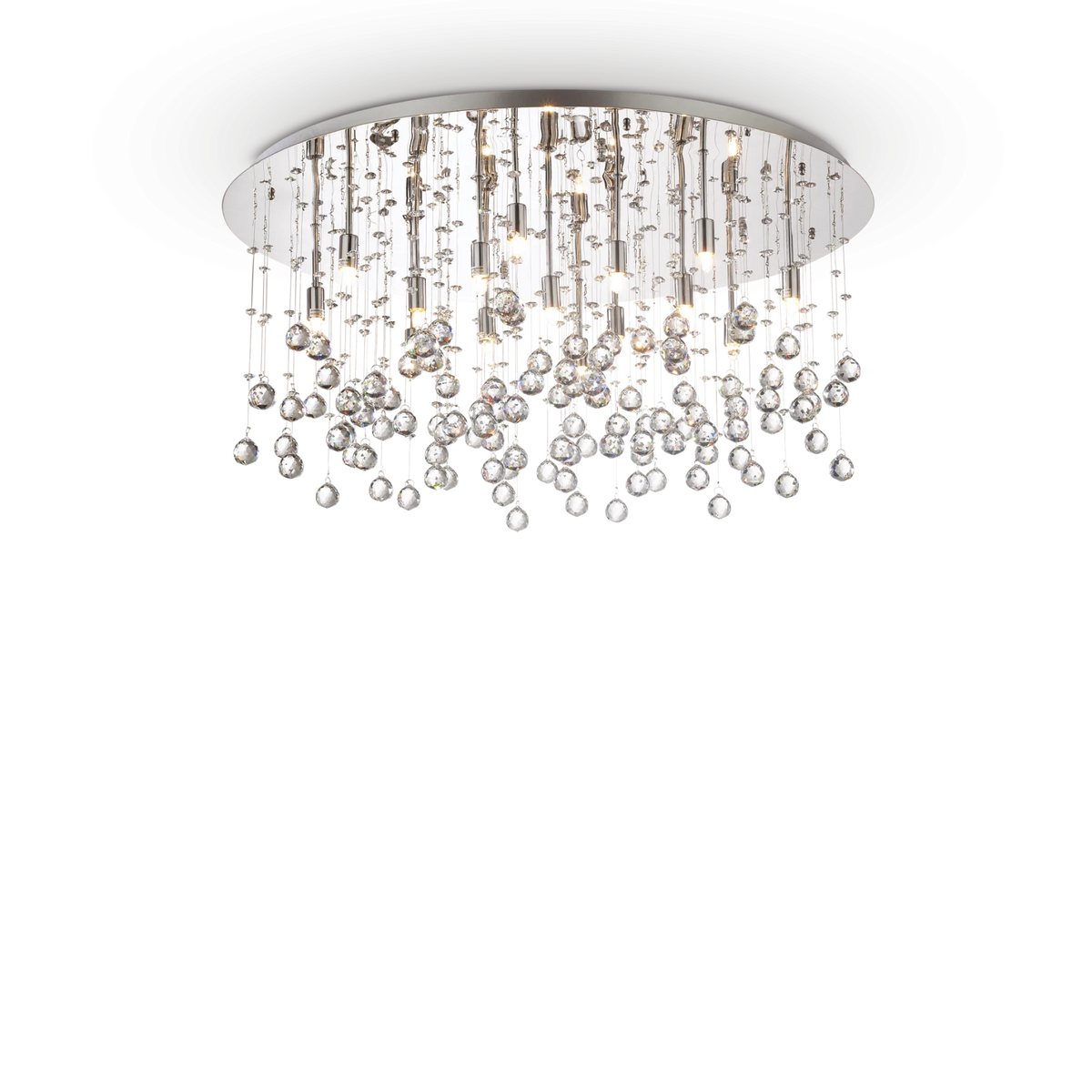 Plafonieră Ideal Lux Moonlight PL15, crom, 77819