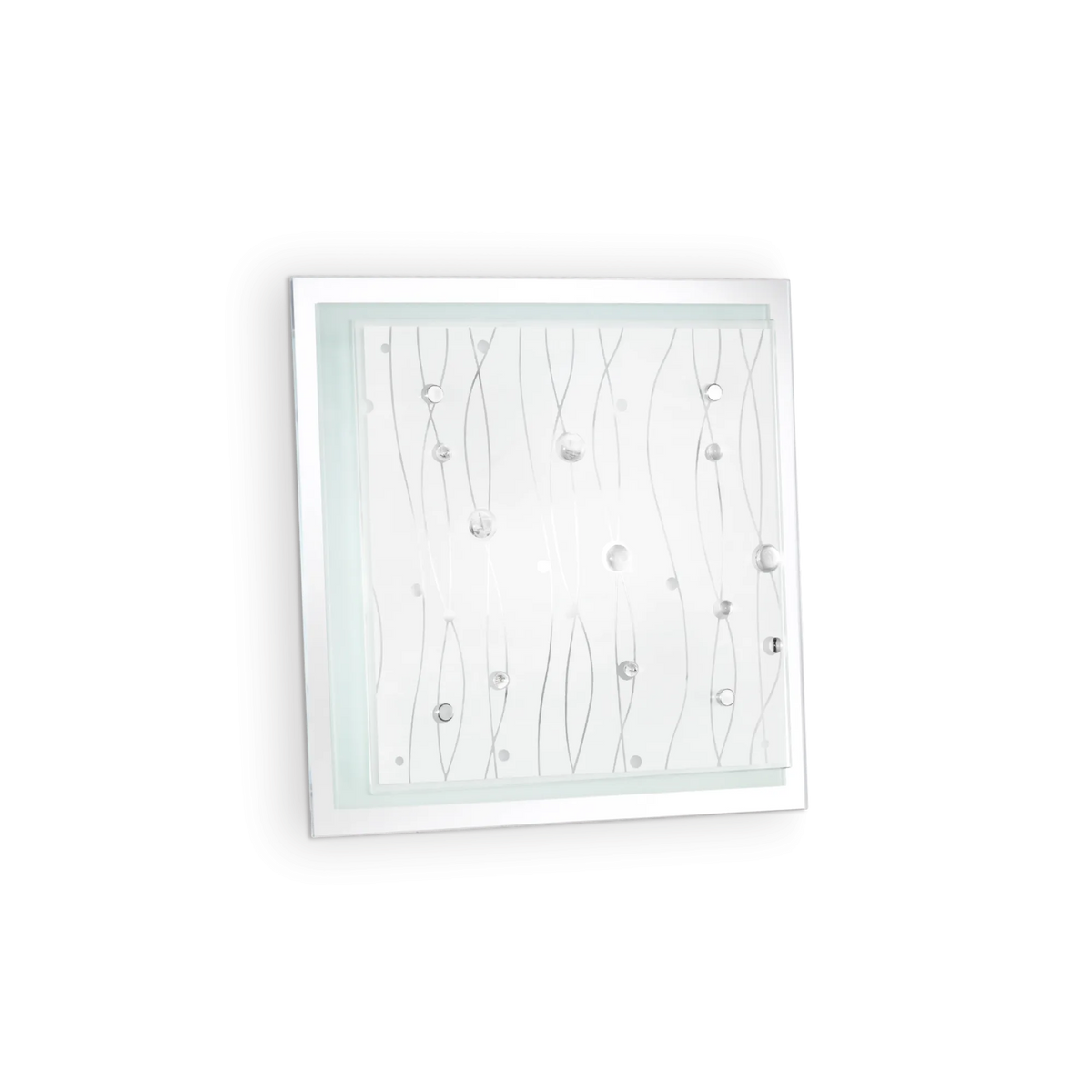 Plafonieră Ideal Lux Ocean PL2, transparent, 81434