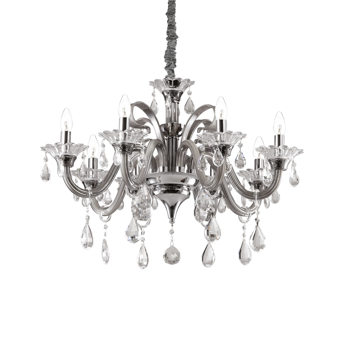 Lustră Ideal Lux Colossal SP8, gri, 81519
