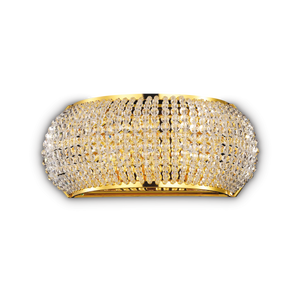 Aplică Ideal Lux Pasha' AP3, auriu, 82288