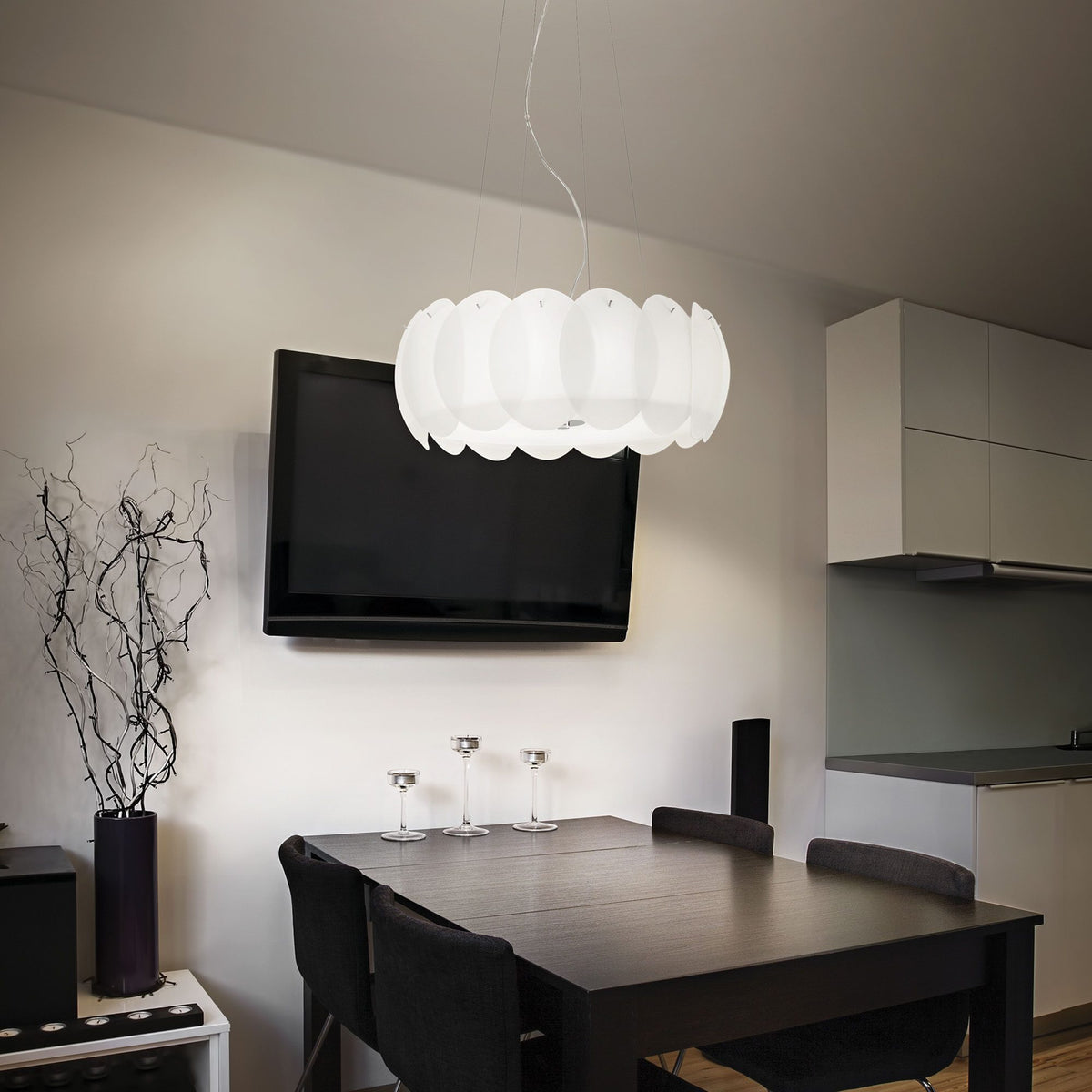 Lustră Ideal Lux Ovalino SP8, 90481