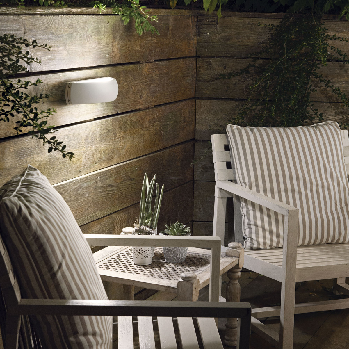 Aplică de exterior Ideal Lux Giove AP1, alb, 92195