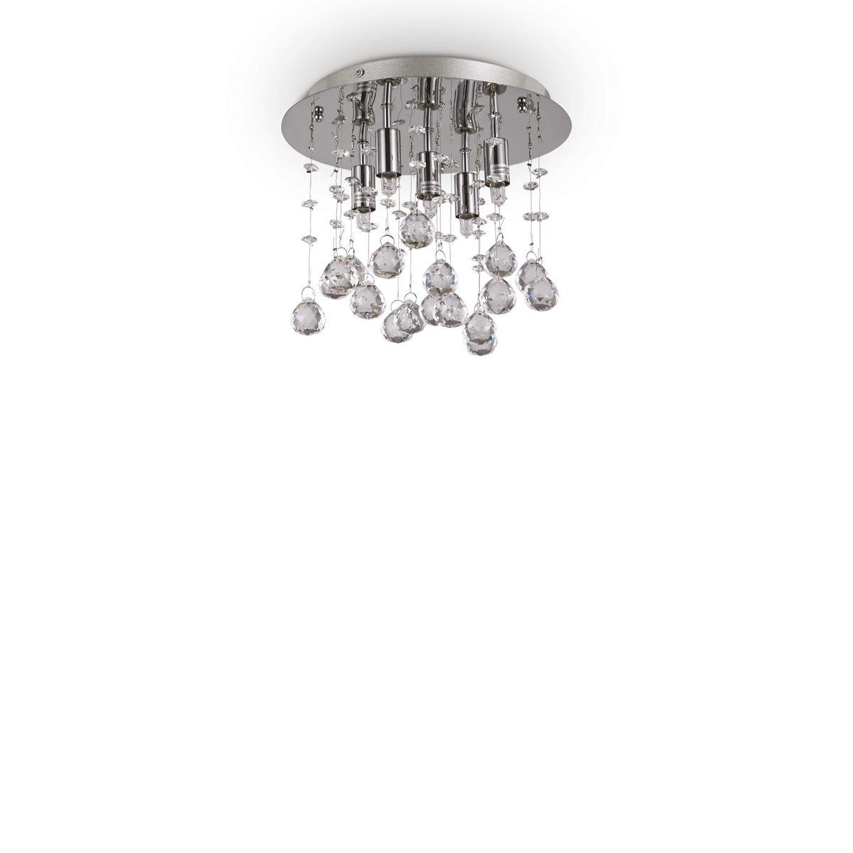 Plafonieră Ideal Lux Moonlight PL5, crom, 94649