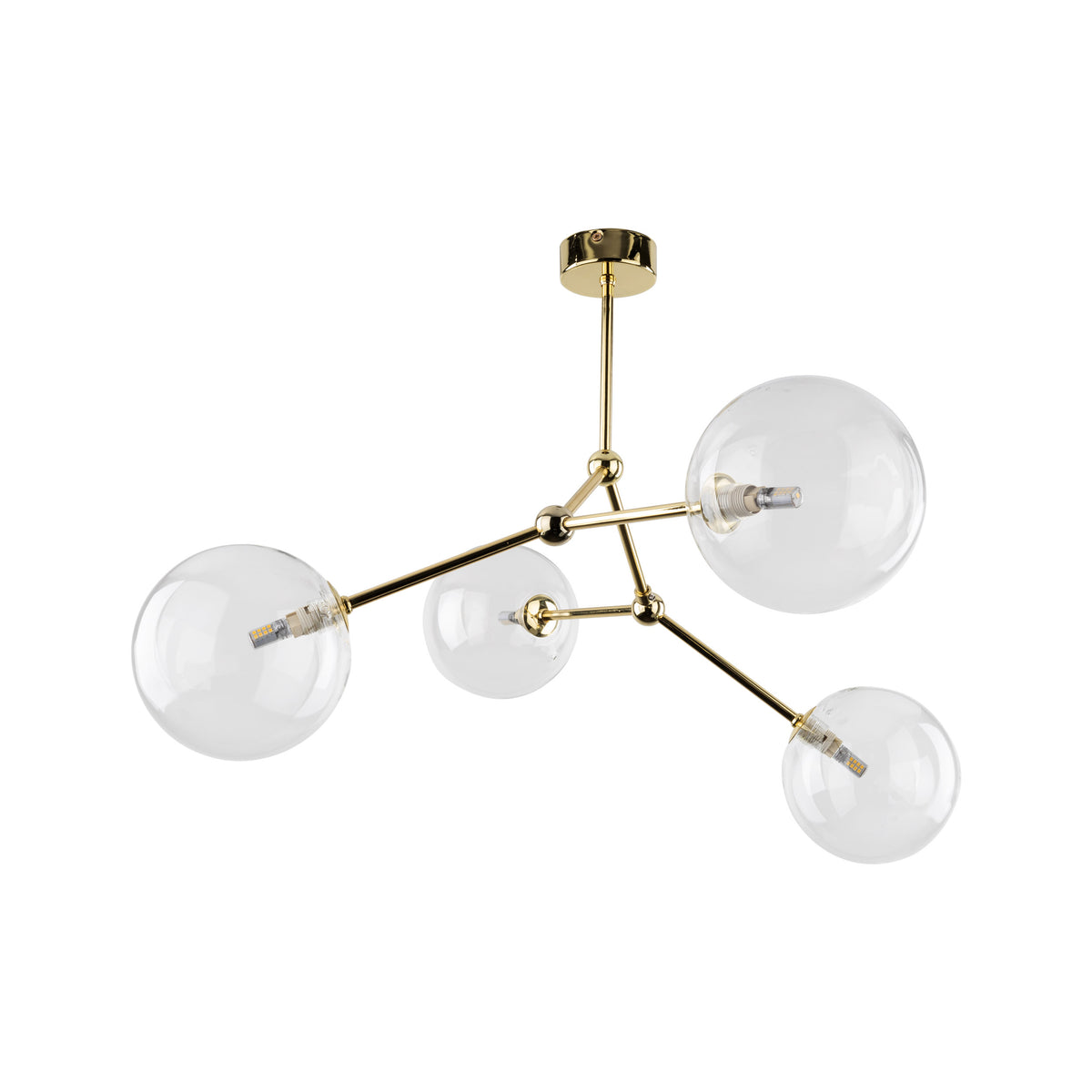 Plafonieră TK Lighting Fairy, auriu, 4 x G9, 10070