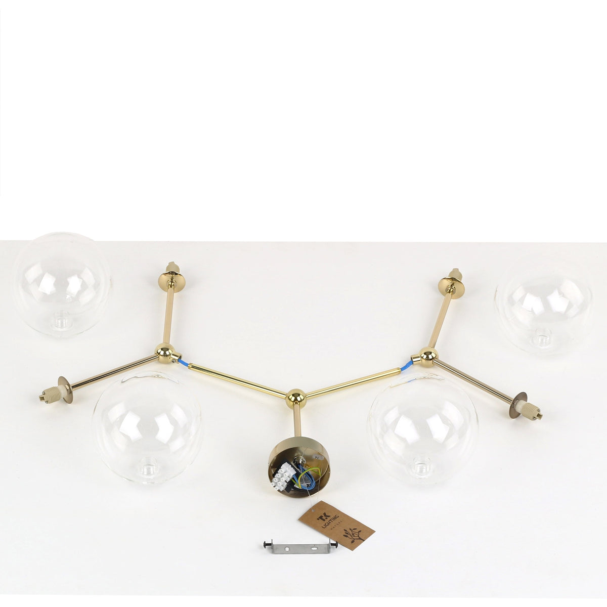 Plafonieră TK Lighting Fairy, auriu, 4 x G9, 10070
