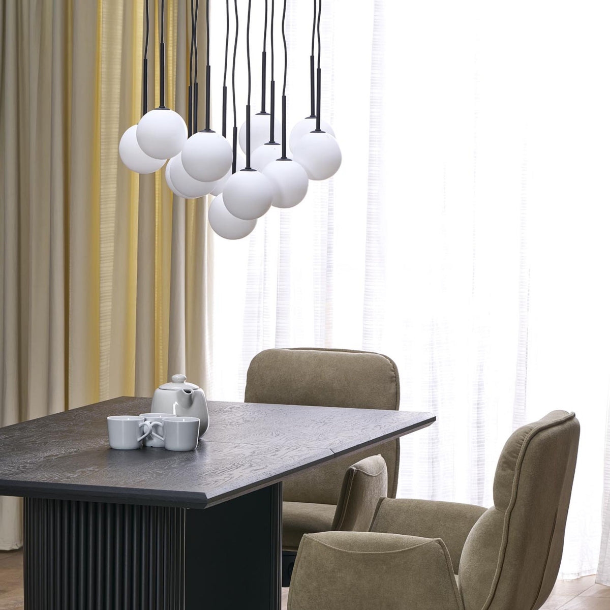 Lampa suspendată Martin Black/White 10079 TK 10079