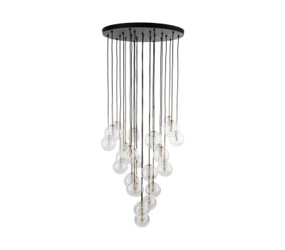 Lampa suspendată Nilos Black/Gold 10099