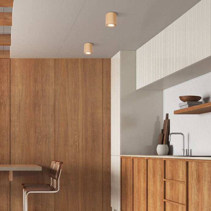 Plafoniera Eve Wood 10121