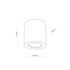 Plafoniera Eve Wood 10121