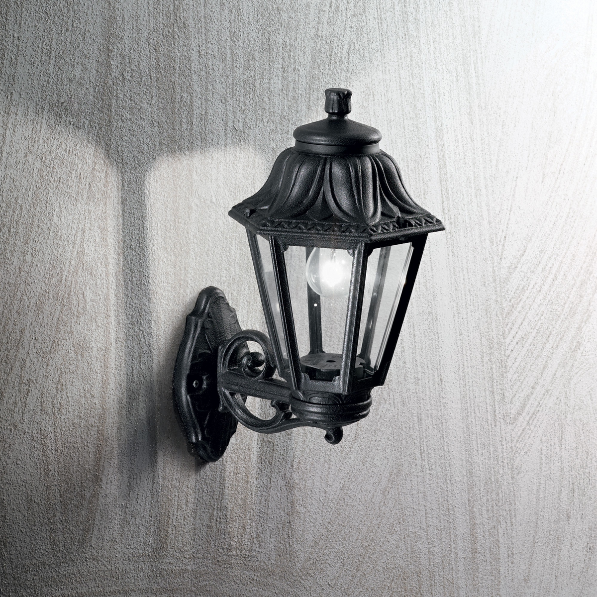Aplică de exterior Ideal Lux Dafne AP1 Big, negru, 101491