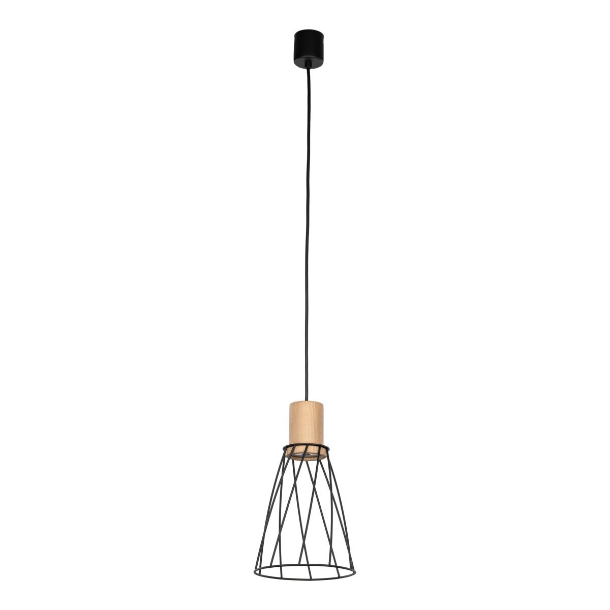 Lampă suspendată TK Lighting Modesto, lemn, 10155