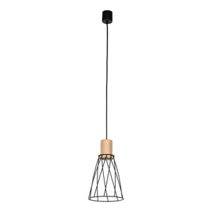 Lampă suspendată TK Lighting Modesto, lemn, 10155