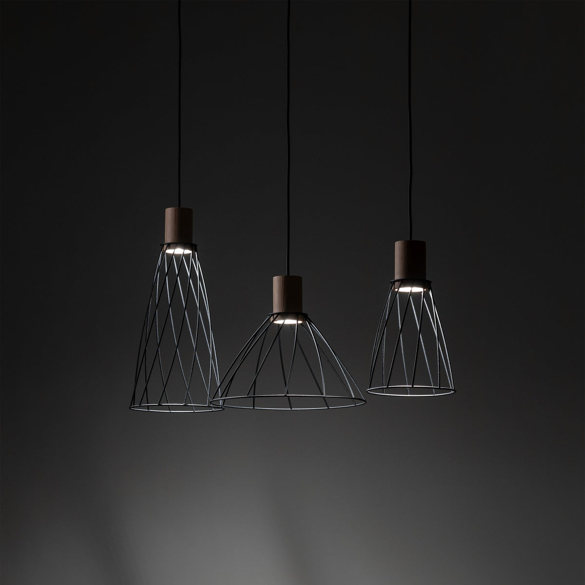 Lampadar suspendată Modesto Wood 3 10158 TK 10158