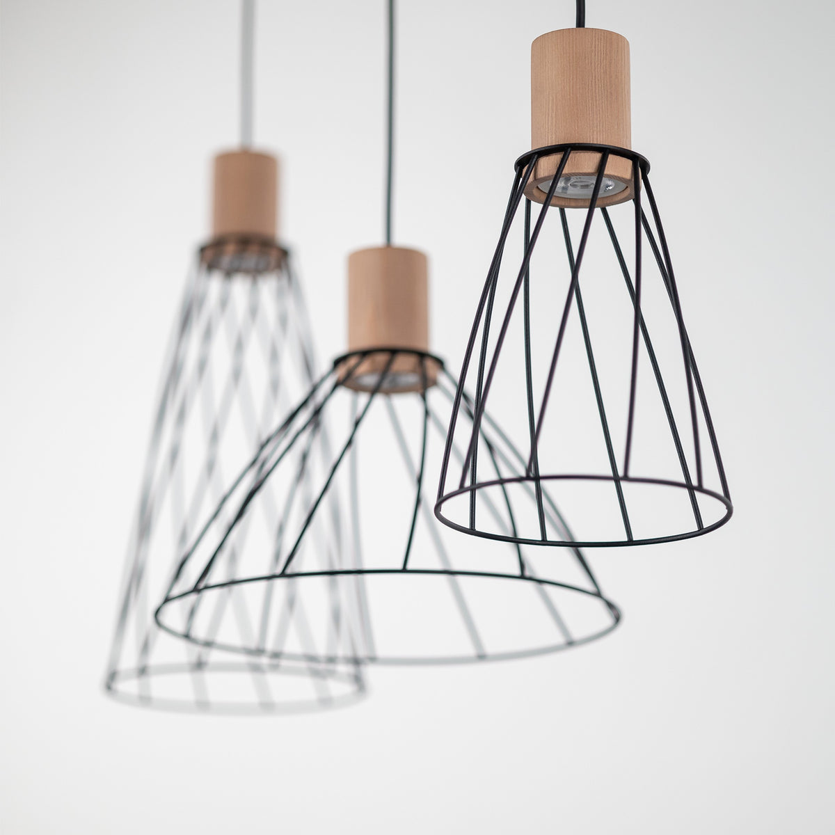 Lampadar suspendată Modesto Wood 3 10158 TK 10158