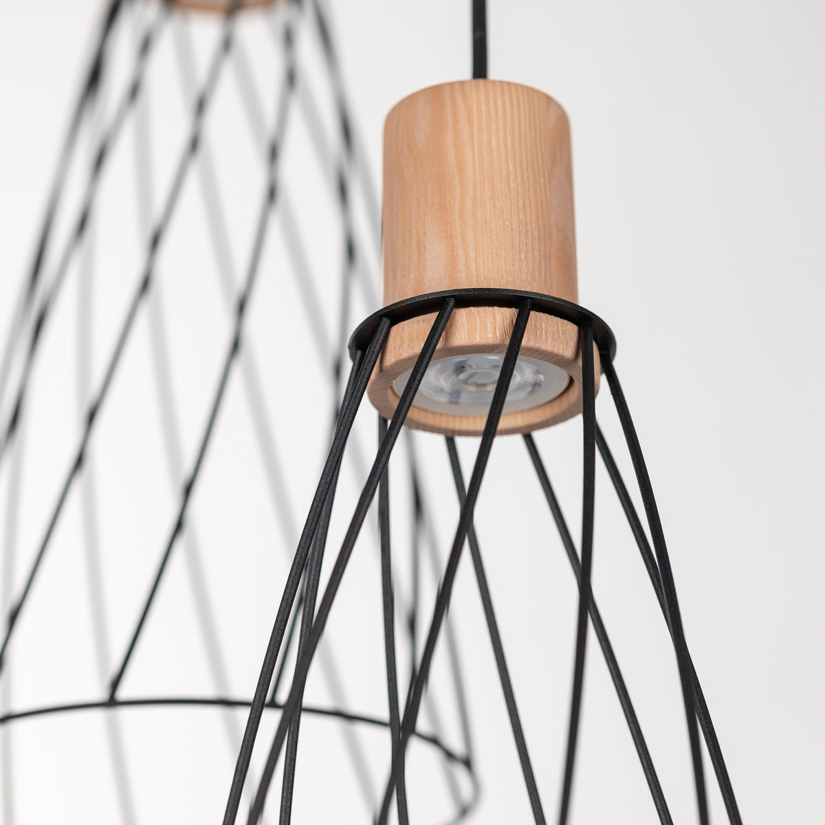 Lampadar suspendată Modesto Wood 3 10188 TK 10188