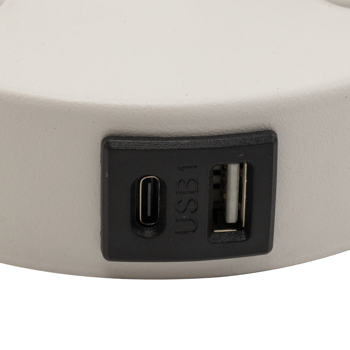Aplică Maja albă 2 dulii E27 + GU10 + USB TK 10204