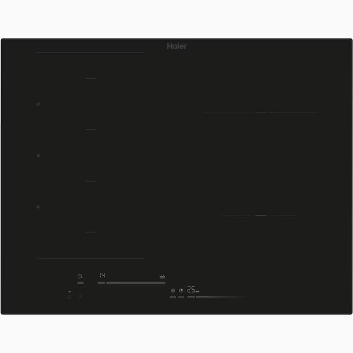 Plita inductie Haier 65cm, dimensiuni (mm) 650x510x51, margini Cut Glass, conectivitate hOn