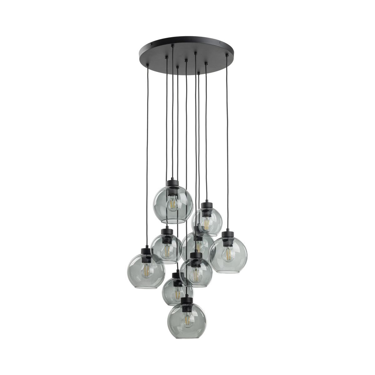 Lampă suspendată TK Lighting Cubus, grafit, 10208