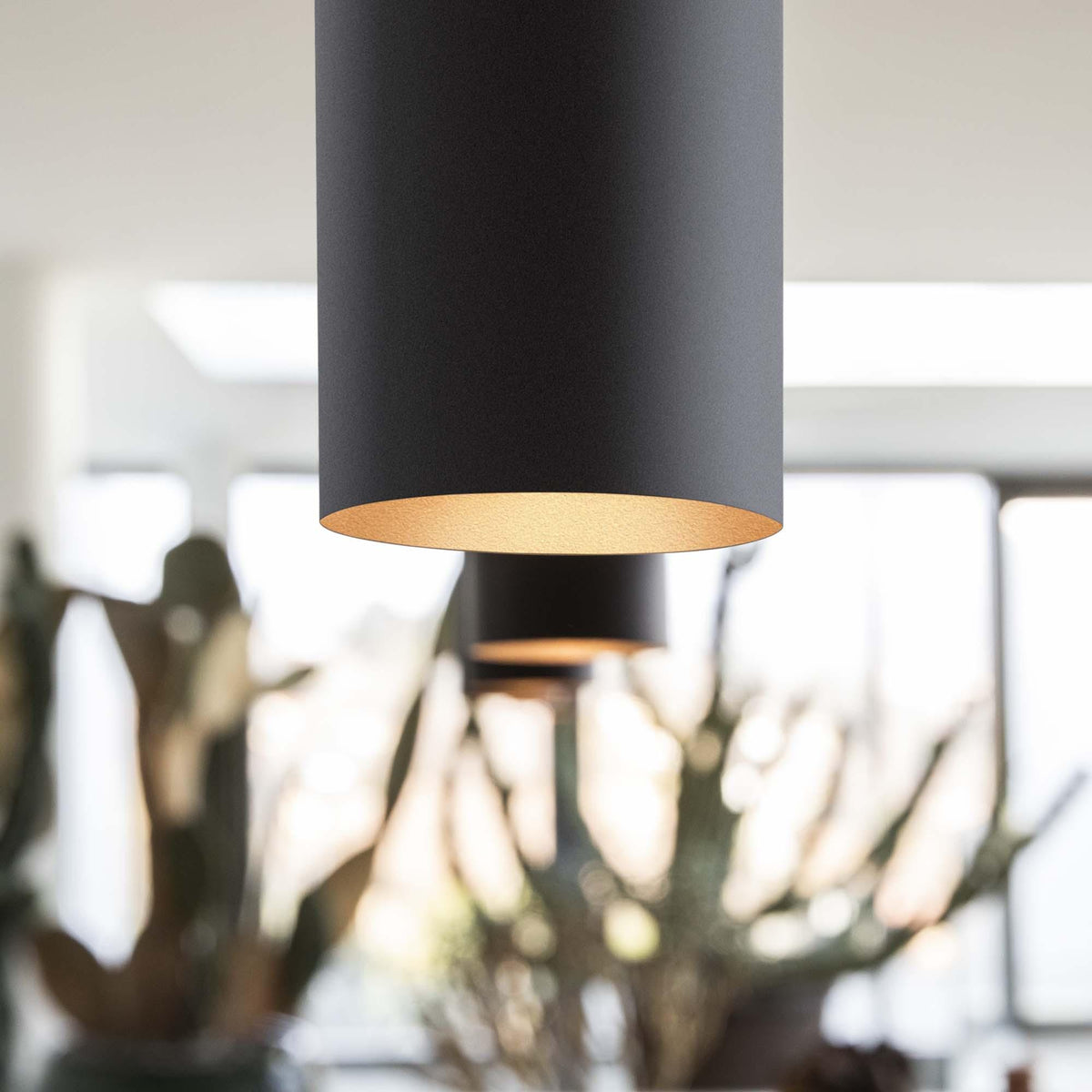 Pendul Ideal Lux Look SP1, negru, Ø6 cm, 104928