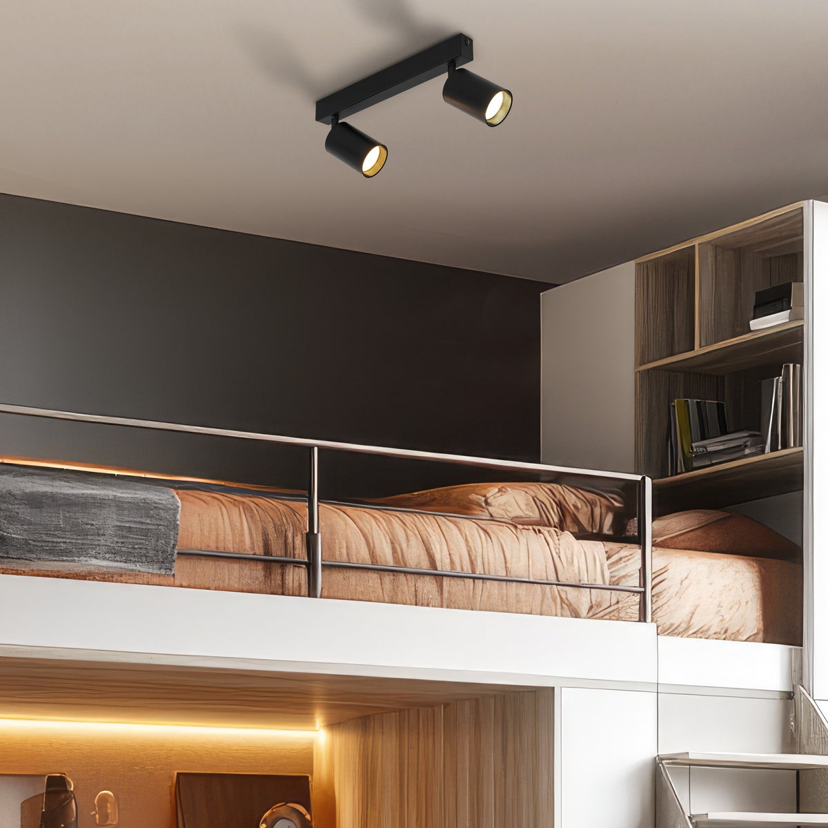 Aplică TK Lighting Amis 2, negru, 2 x GU10, 10633