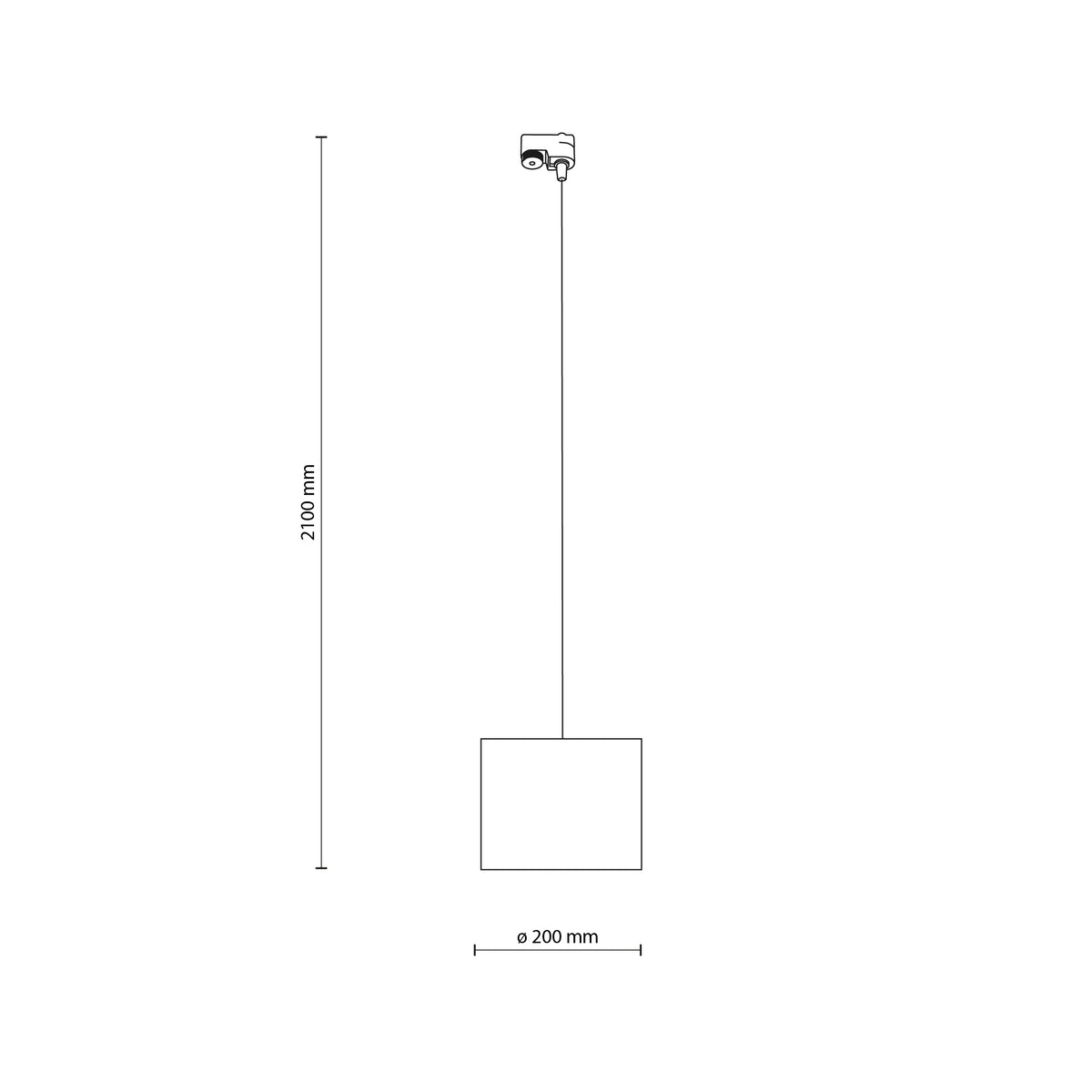 Spot pe șină TK Lighting Tracer 200, alb, 10679