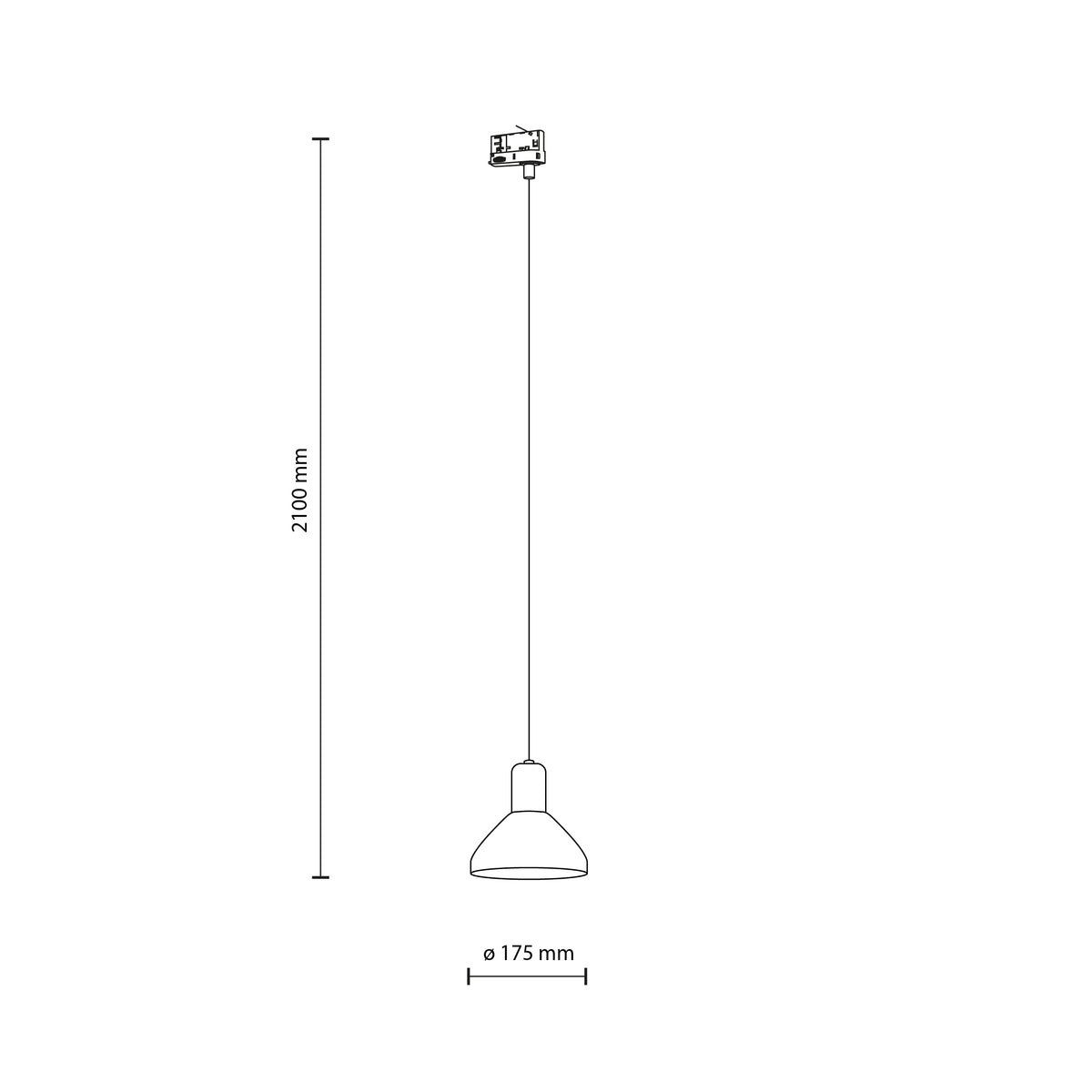 Spot pe șină TK Lighting Tracer Neo Trifazat, negru, 10681