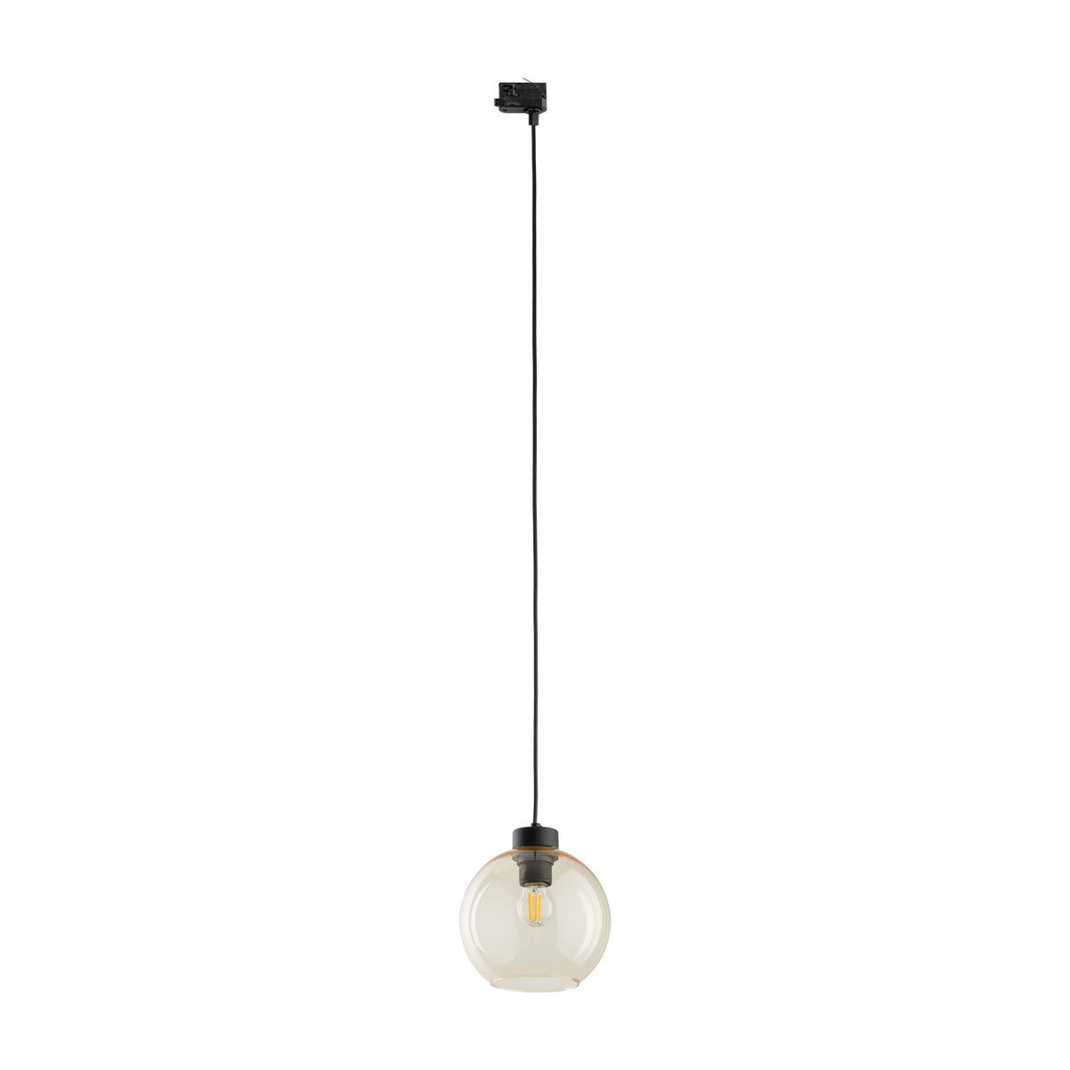 Spot pe șină TK Lighting Tracer Cubus Trifazat, chihlimbar, 10687