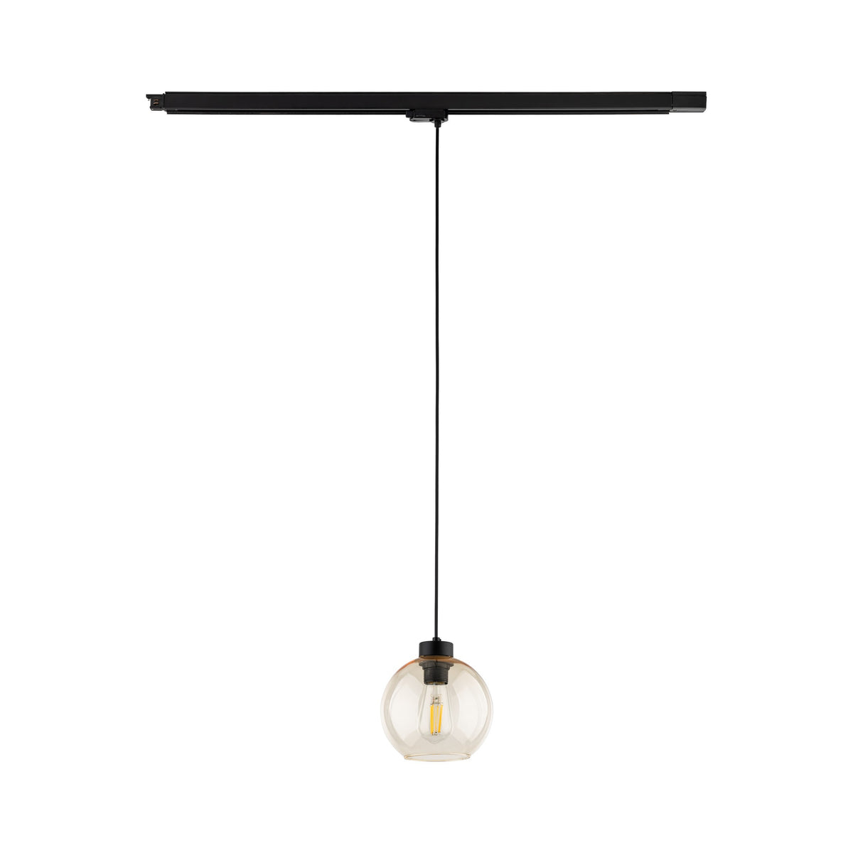 Spot pe șină TK Lighting Tracer Cubus Trifazat, chihlimbar, 10687