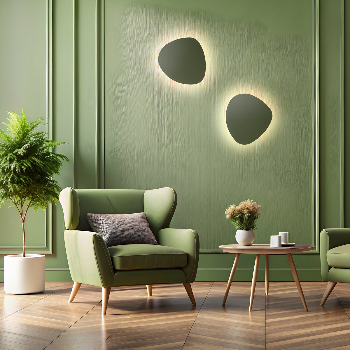 Aplică TK Lighting Stone 3, verde, 3 x G9, 10707