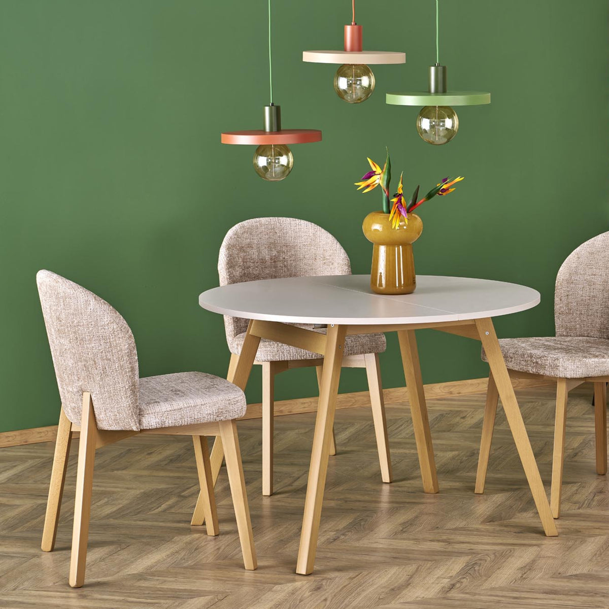 Pendul TK Lighting Sila 300, verde, cărămiziu, 10749