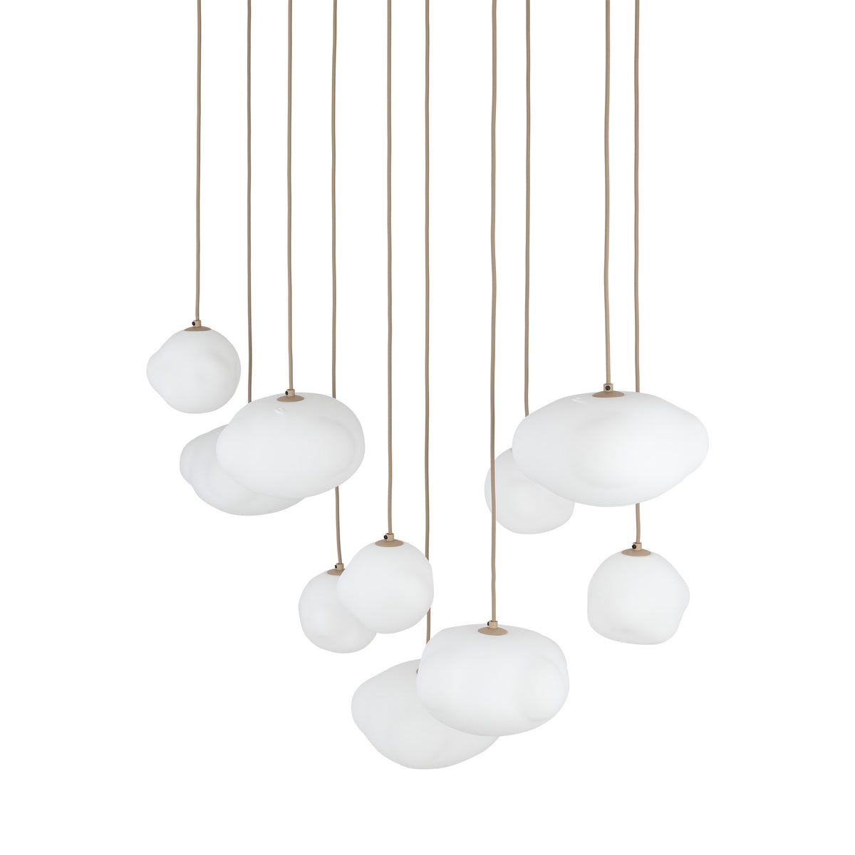 Lustră TK Lighting Nebia, nisip, 10 x G9, 10754