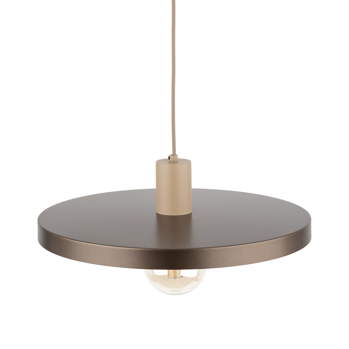 Pendul TK Lighting Sila 400, nisip, maro, 10758