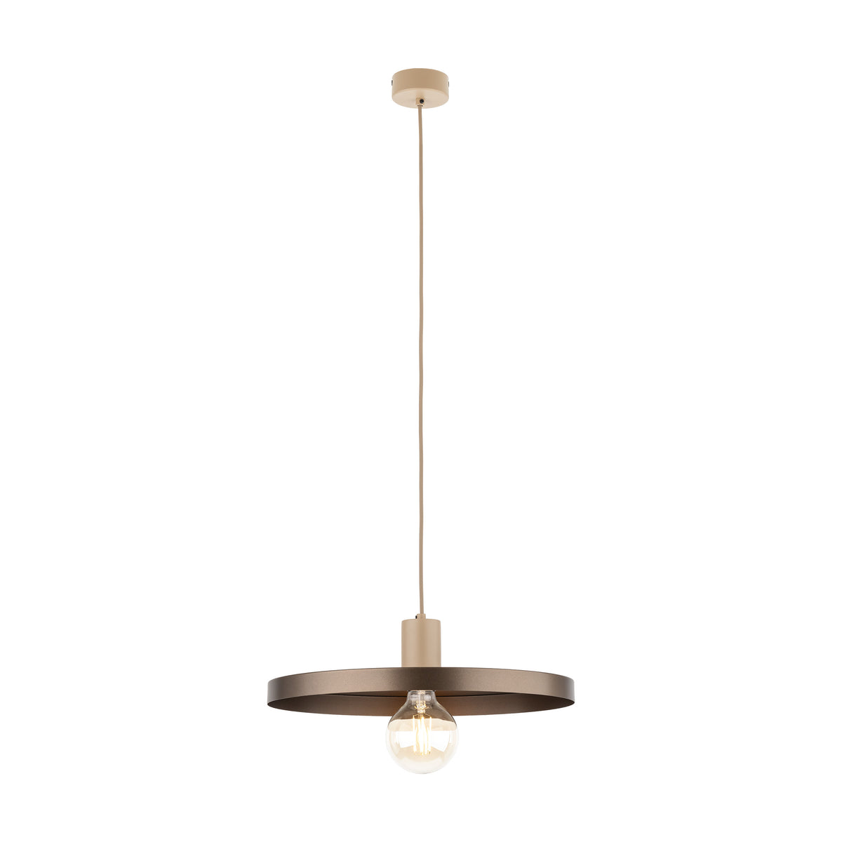 Pendul TK Lighting Sila 400, nisip, maro, 10758