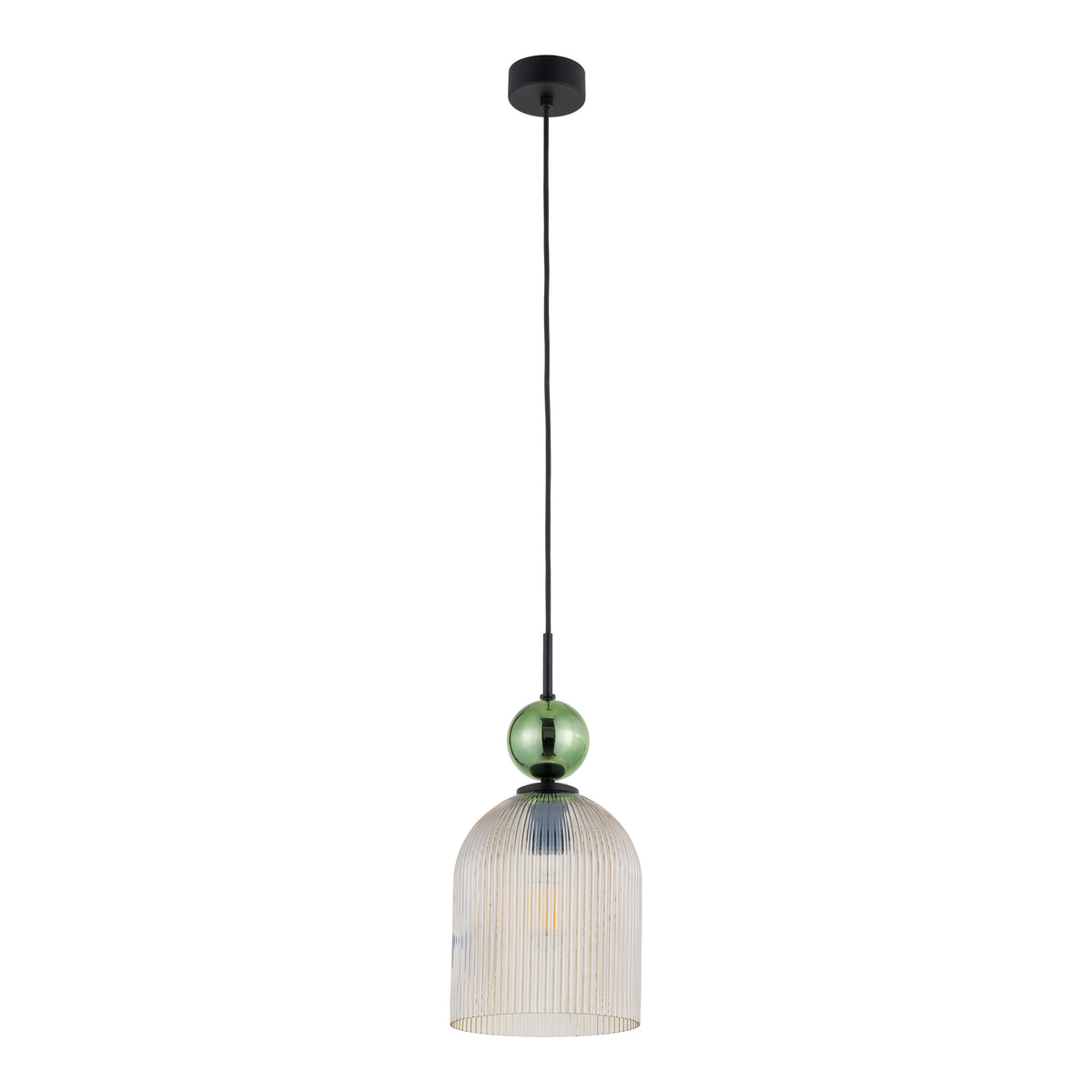 Pendul TK Lighting Sophia Big, verde, coniac, 10776