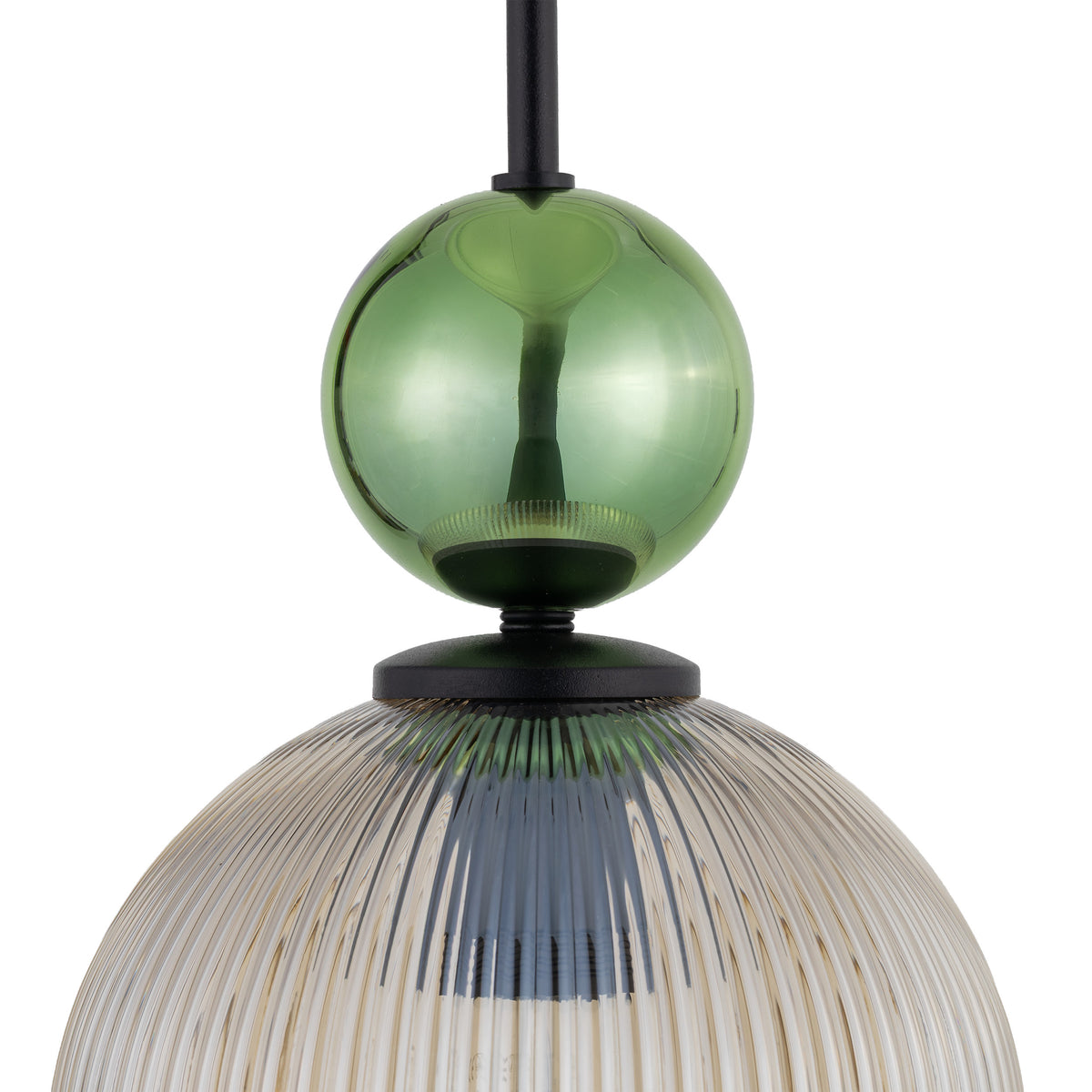 Pendul TK Lighting Sophia Big, verde, coniac, 10776