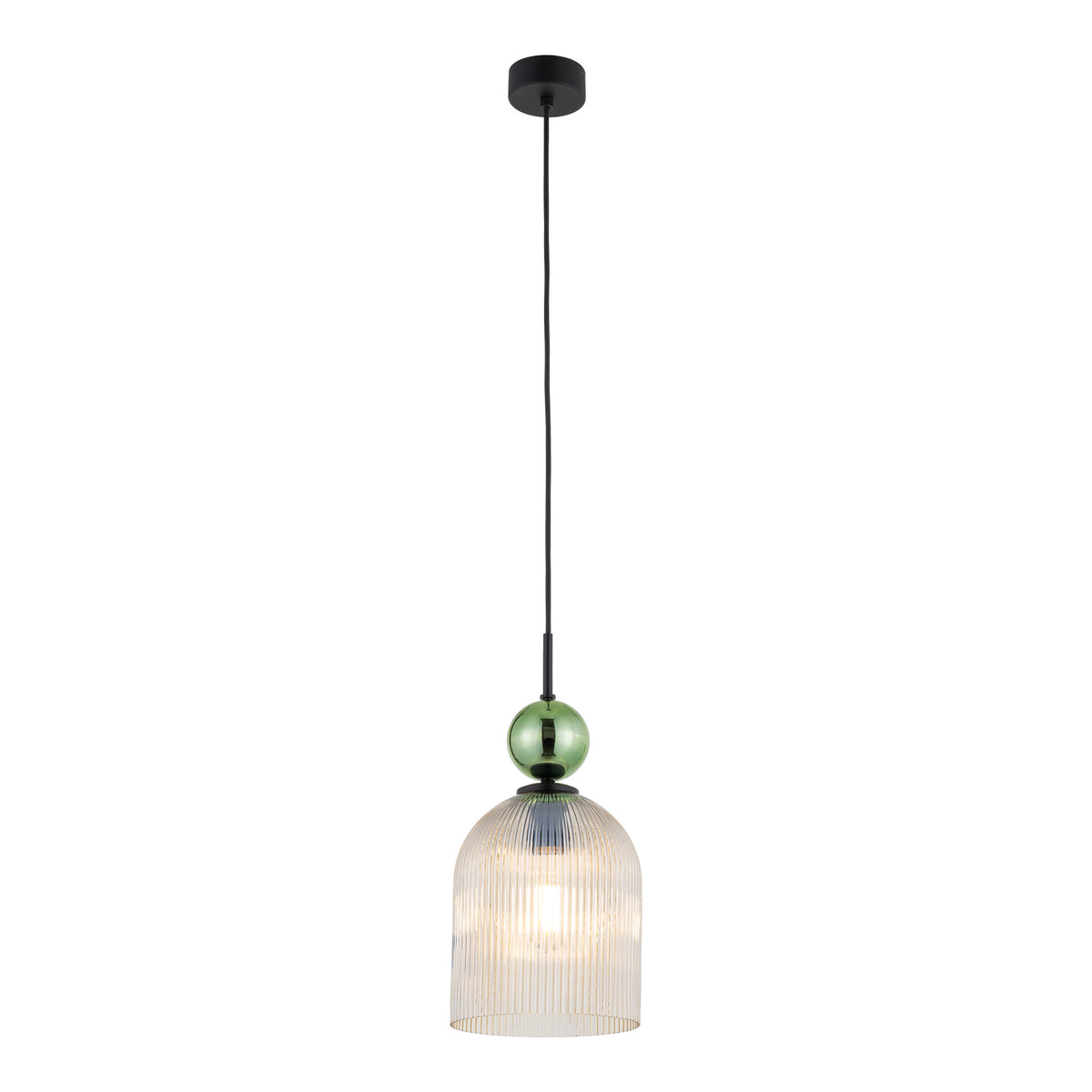 Pendul TK Lighting Sophia Big, verde, coniac, 10776