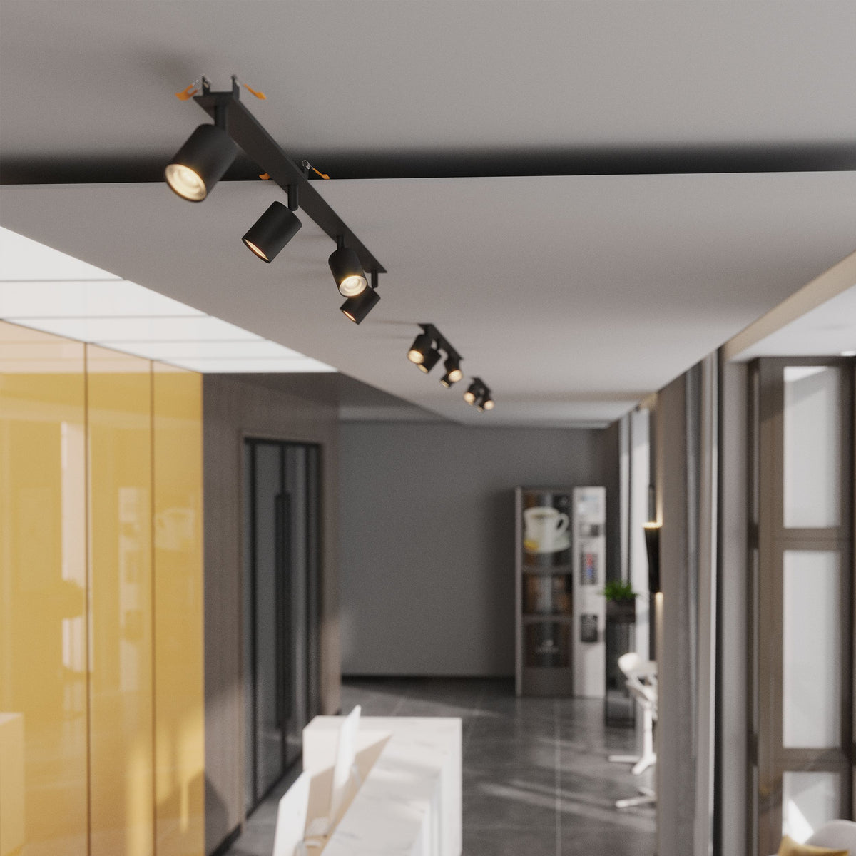 Aplică TK Lighting Nex, negru, 4 x GU10, 10801