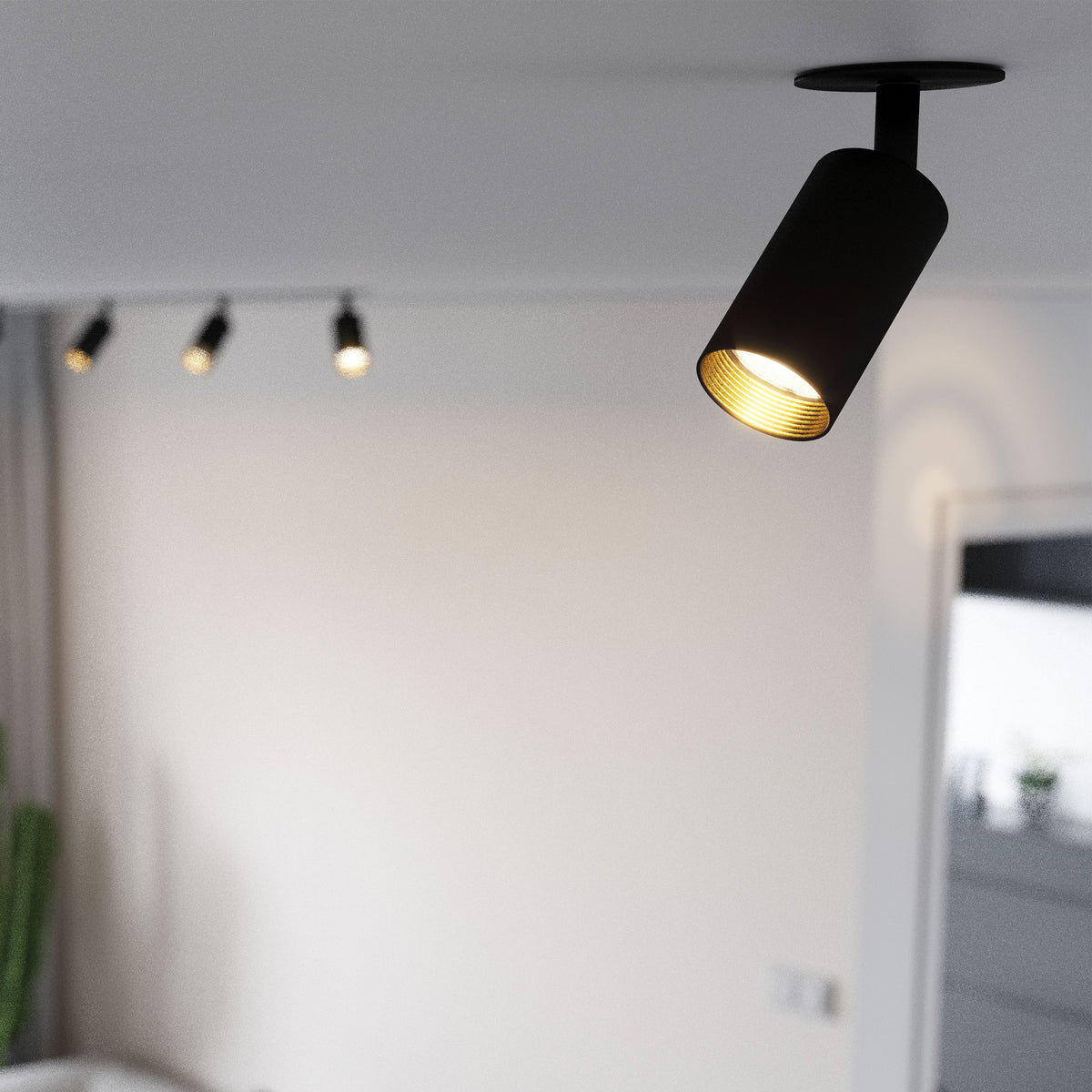 Aplică TK Lighting Amis Încastrat, negru, 10806