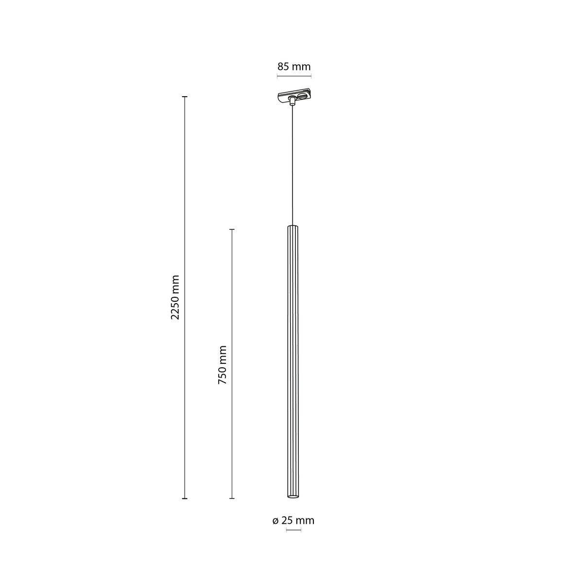 Spot pe șină TK Lighting Tracer, maro, 10817
