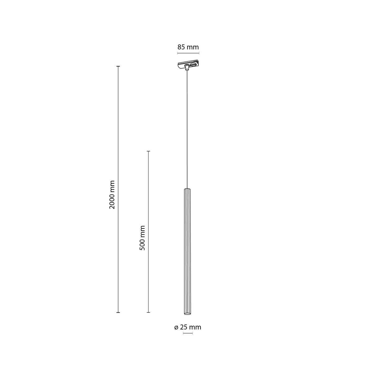 Spot pe șină TK Lighting Tracer, negru, 10819