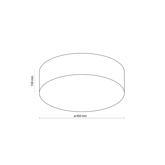 Plafoniera Rondo White 4 450 1086