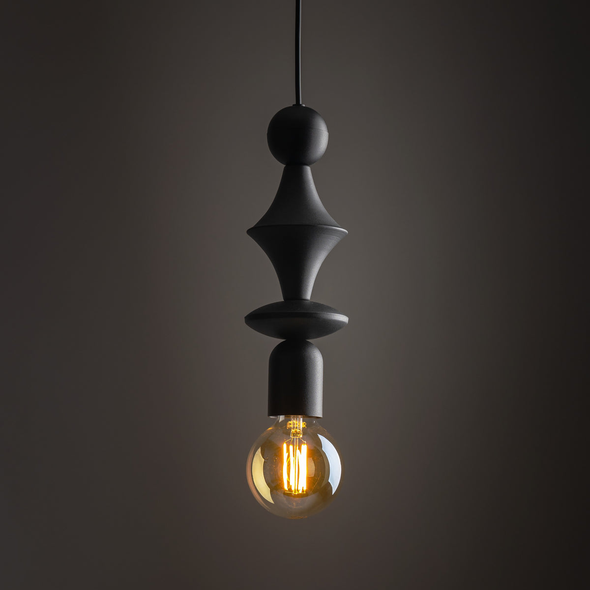 Lampa suspendată Tower Black 1xE27 TK 10871