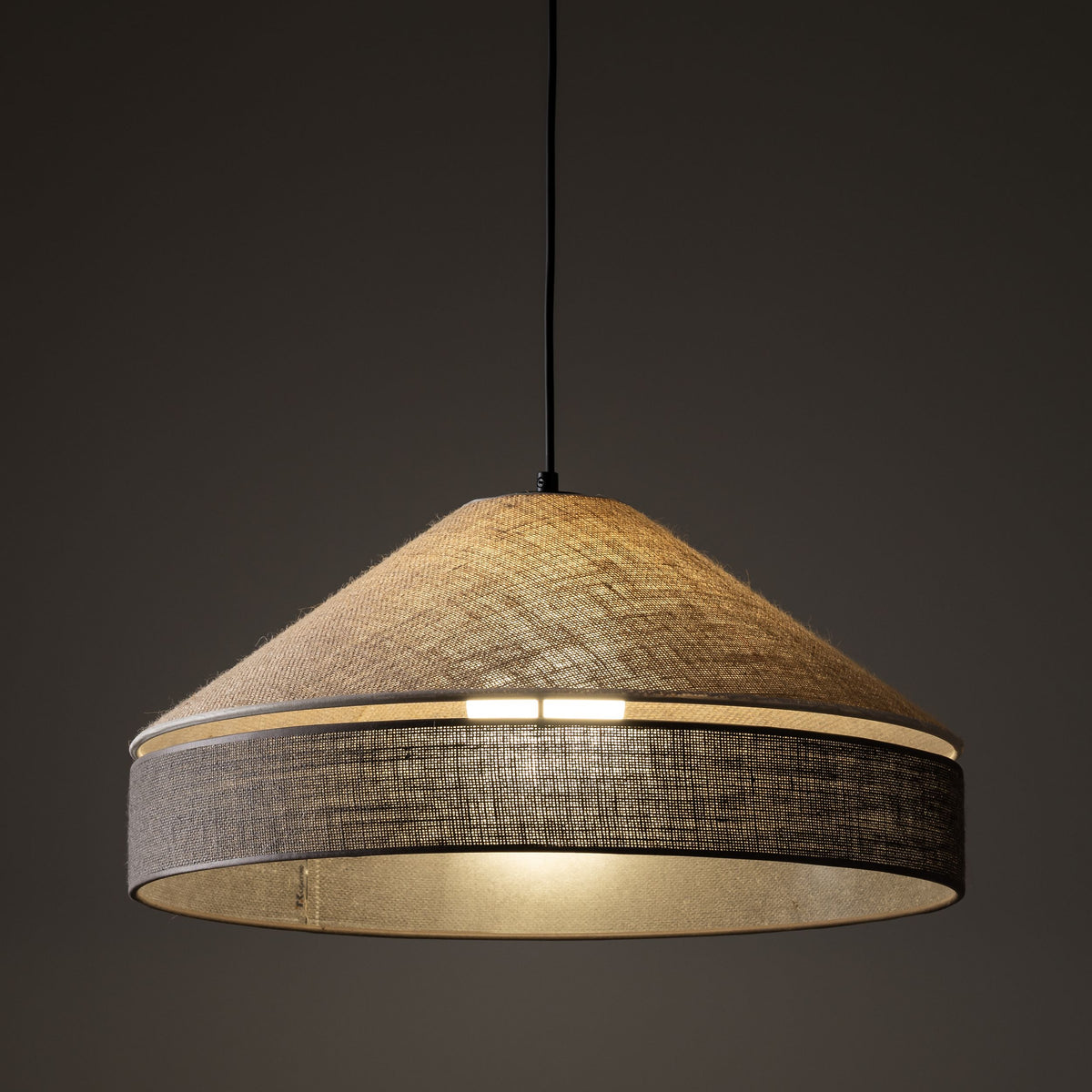 Pendul TK Lighting Eliss 500, iută, maro, 10895