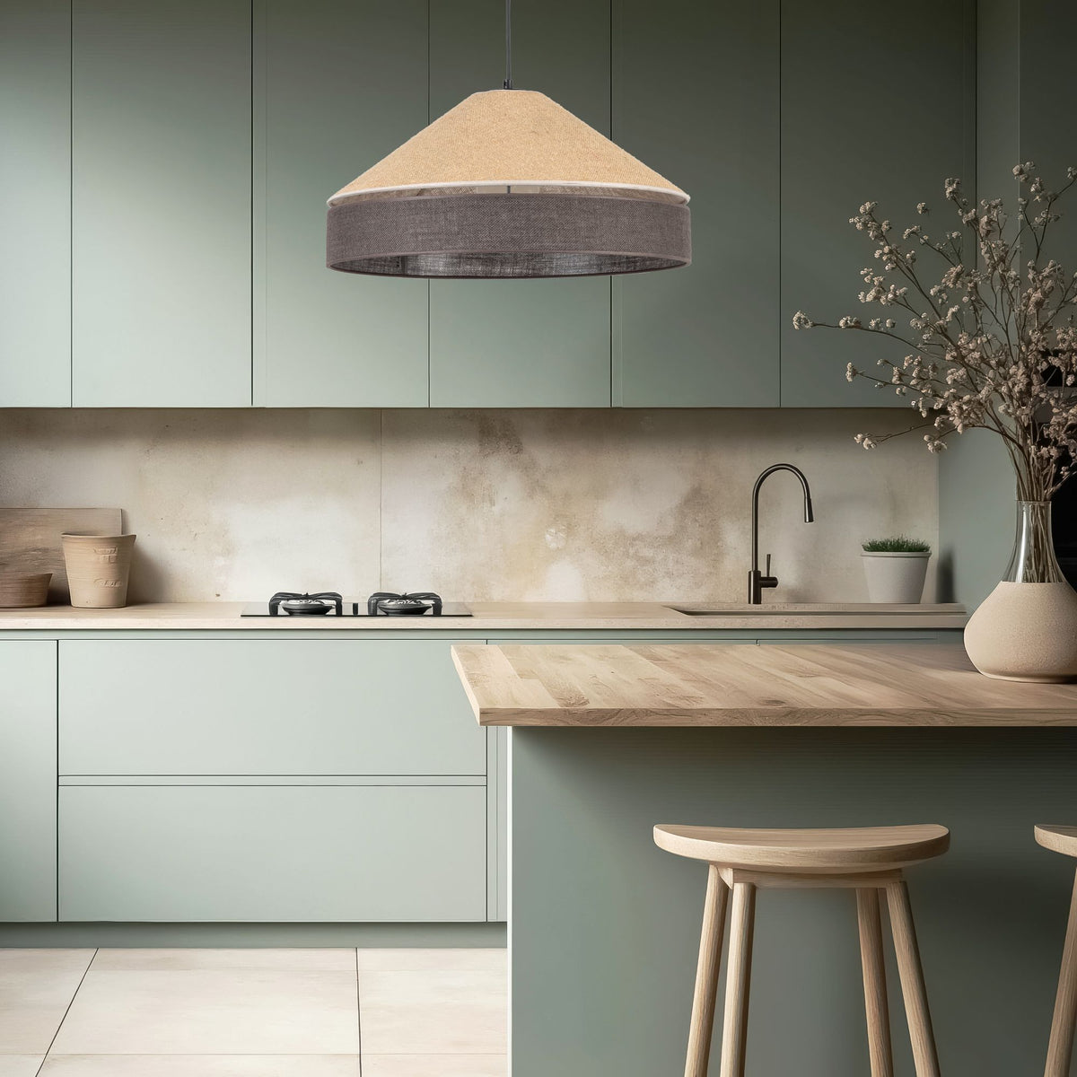 Pendul TK Lighting Eliss 500, iută, maro, 10895