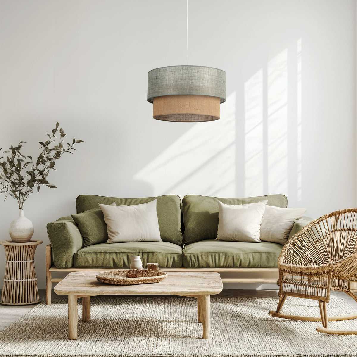 Pendul TK Lighting Duo 450, verde, iută, 10900