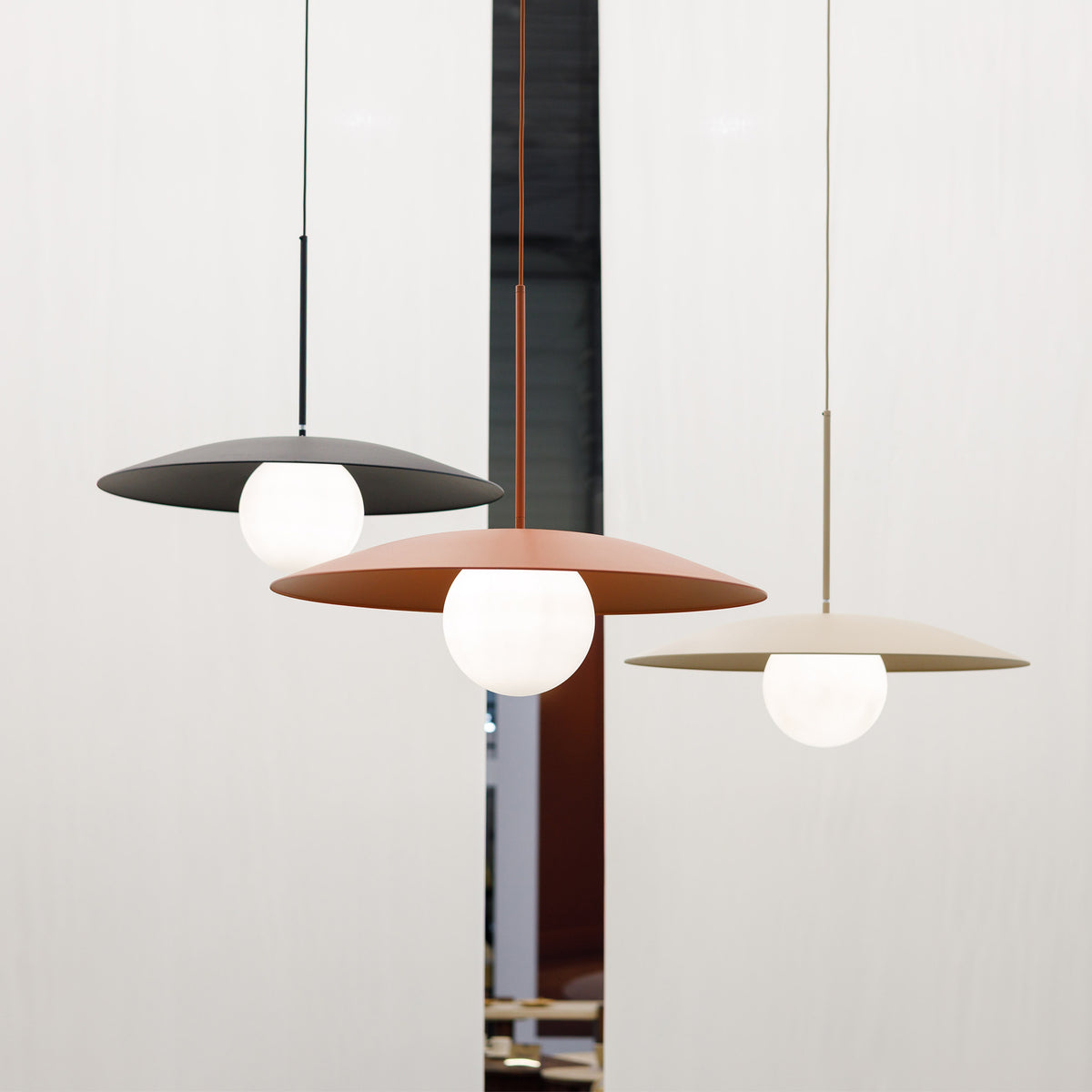 Pendul TK Lighting Slate Glass, cărămiziu, 10911