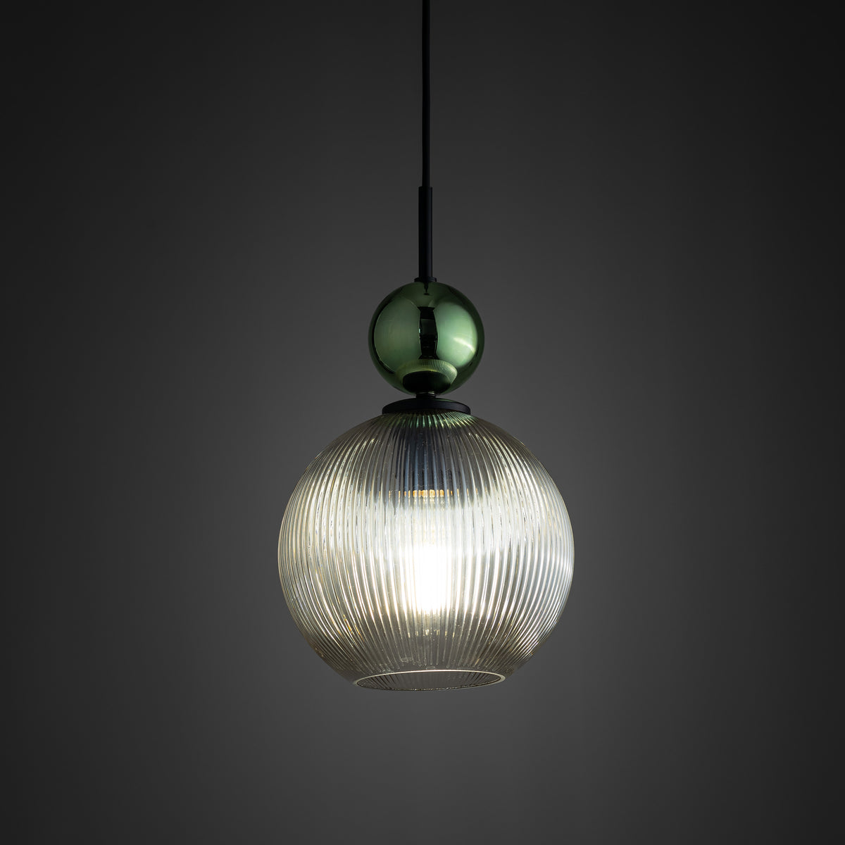 Pendul TK Lighting Sophia Big, verde, coniac, 10930